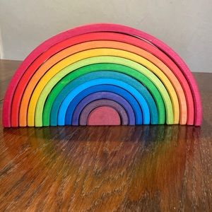 Grimms Wooden Rainbow Stacker